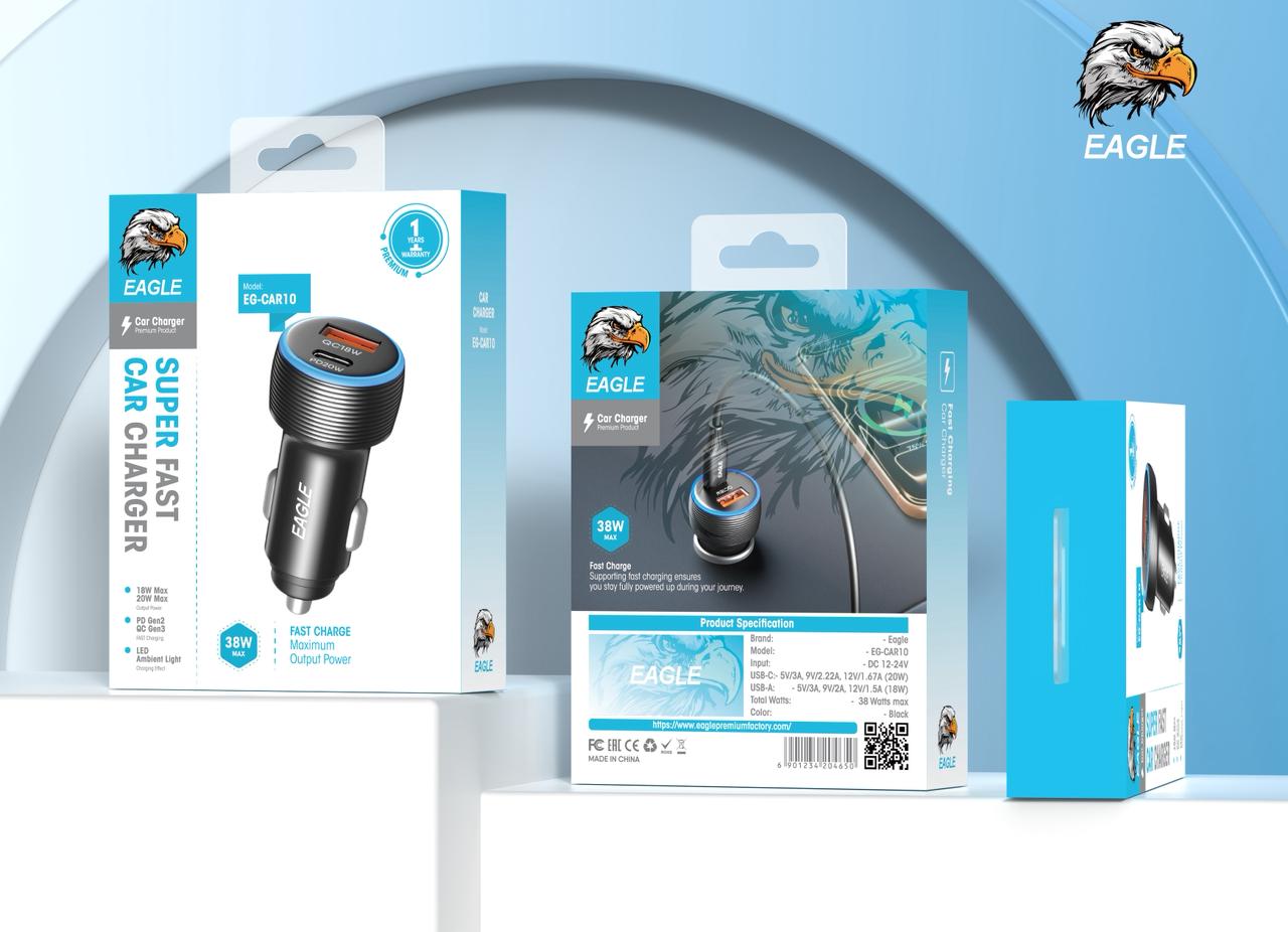 Super Fast Car charger 38W