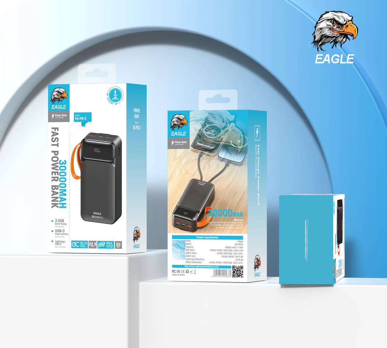 Fast Power Bank 30000 MAH