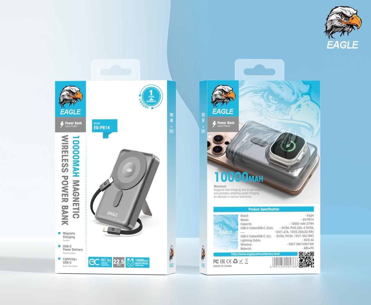 Wireless magnetic Power Bank 10000 MAH