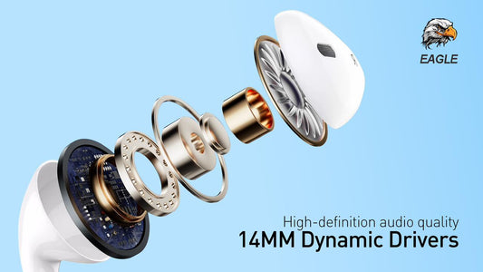 Eagle stereo earphones lightning interface