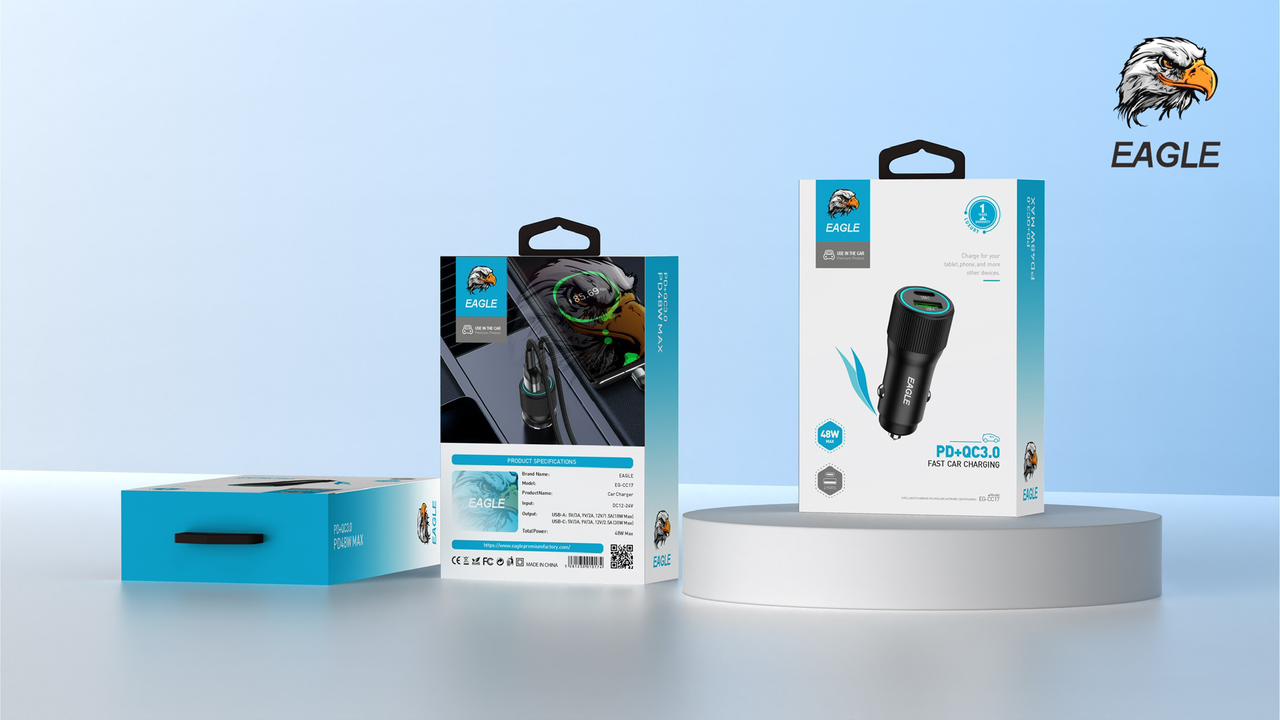 Eagle fast car adapter 48W