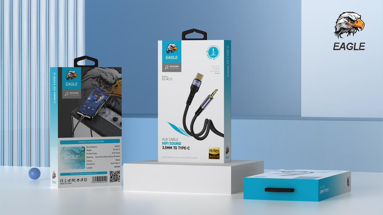 3.5 mm to TYPE C aux cable