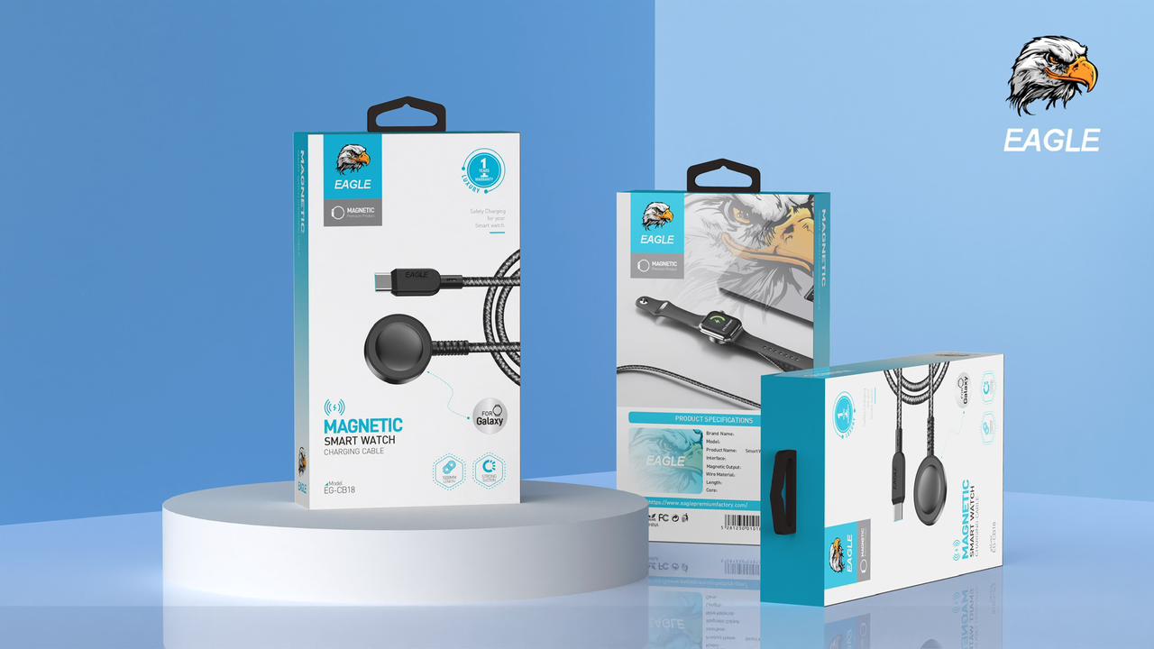 Magnetic smart watch charging cable for Galaxy watch