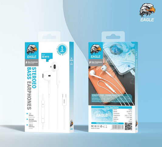 Stereo Bass Earphones  type C